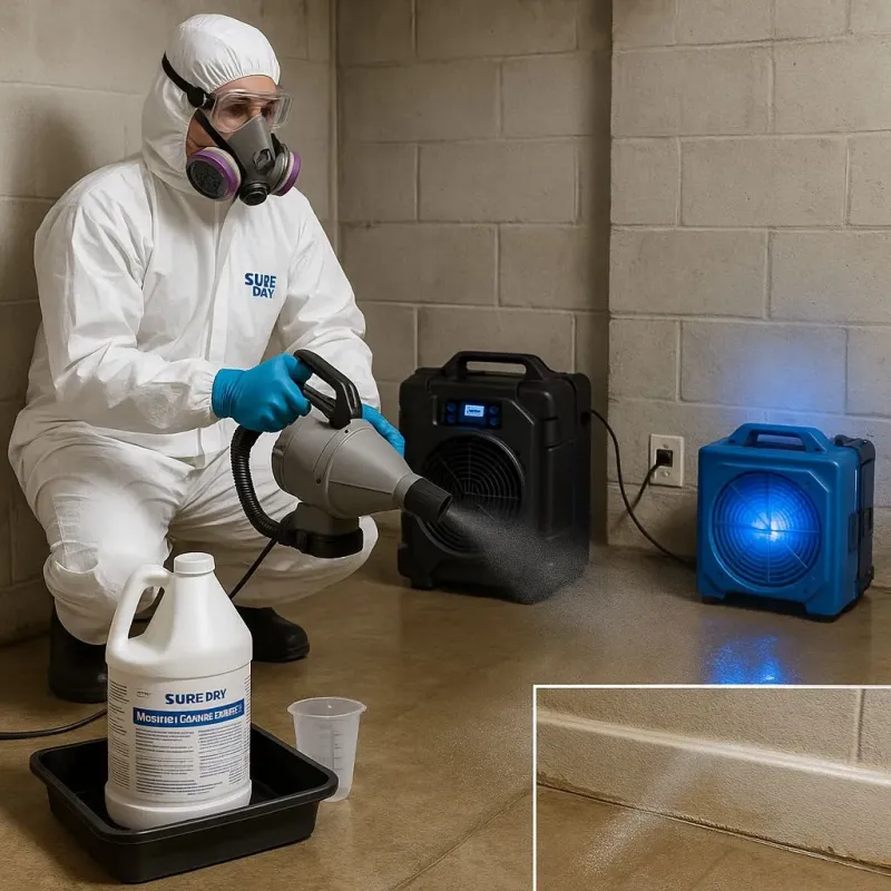 Sanitization and Odor Removal process in Huntington Bay, NY