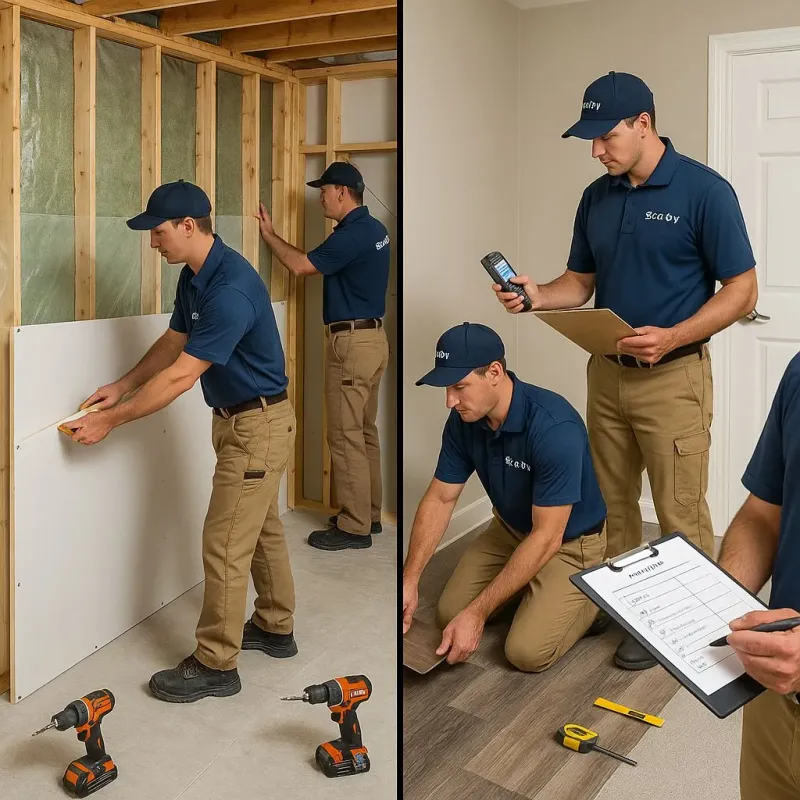 Repairs and Reconstruction process in Huntington Bay, NY